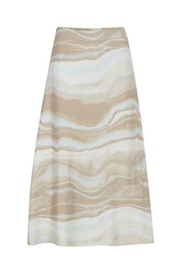 B.young IHanna Skirt -Cement Marble Mix