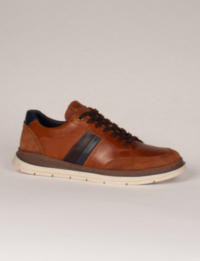 Tommy Bowe Christie Casual Trainers - Walnut Split