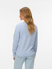 Vero Moda Doffy Long Sleeve O-Neck Knit- Ice Water Blue