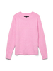Vero Moda Doffy Long Sleeve O Neck Knit - Prism Pink