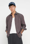 Jack & Jones Parker Melange Long Sleeve Shirt - Winetasting