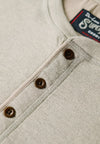 Superdry Merchant Grandad Top - Heritage Grey Grindle