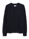 Farah Sage Nepped Sweater - True Navy