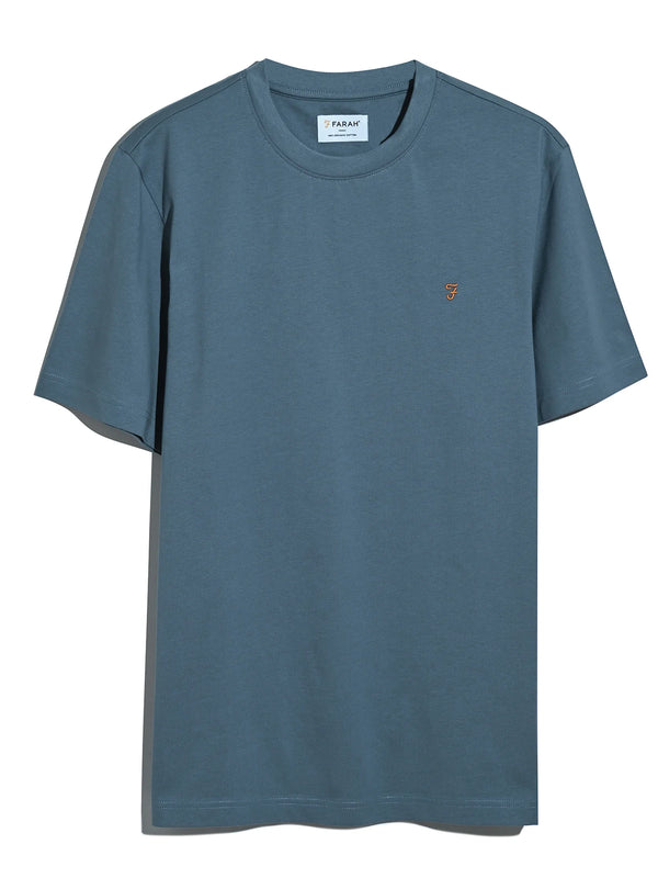 Farah Danny Regular Short Sleeve Tee - Chalk Blue