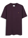Farah Danny Regular Short Sleeve Tee - Bordeaux