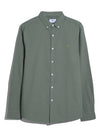 Farah Brewer Long Sleeve Shirt - Tarragon Green
