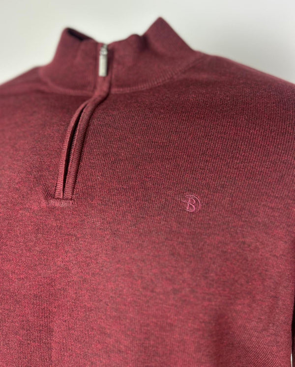 Benetti 1/4 Zipper - Ruby [Size 3XL]