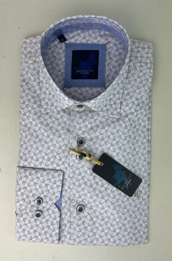 Benetti Rio Shirt - Coffee