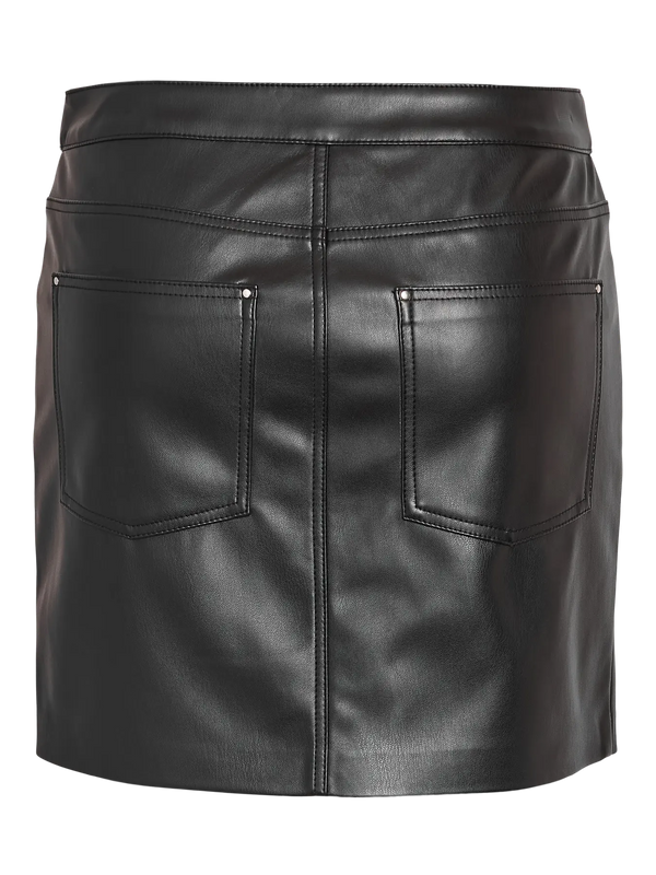 Noisy May Kate PU Skirt - Black