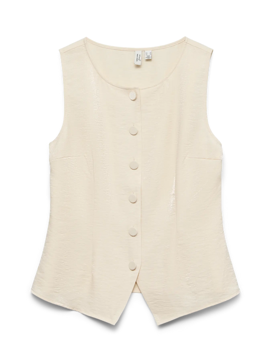 Vero Moda Isla Blazer Vest - Birch
