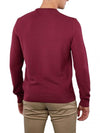 Gant Cotton Micro Textured C-Neck - Wine Red [Size XL]