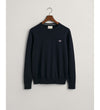 Gant Classic Cotton C-Neck - Evening Blue