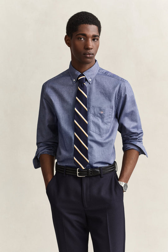 Gant Regular Oxford Shirt - Persian Blue