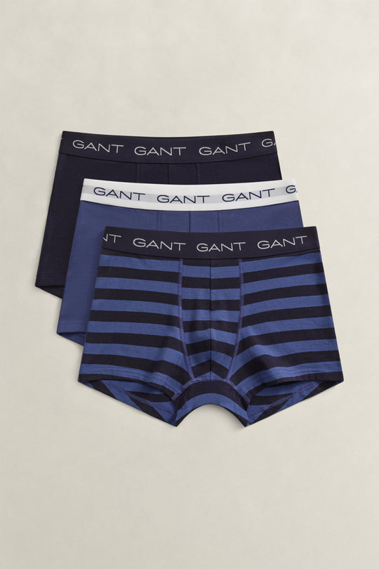 Gant Striped Trunk 3-Pack Gift Box - Vintage Blue