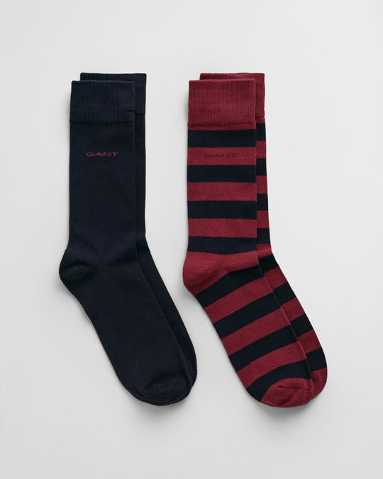 Gant 2-Pack Mixed Socks - Plumped Red