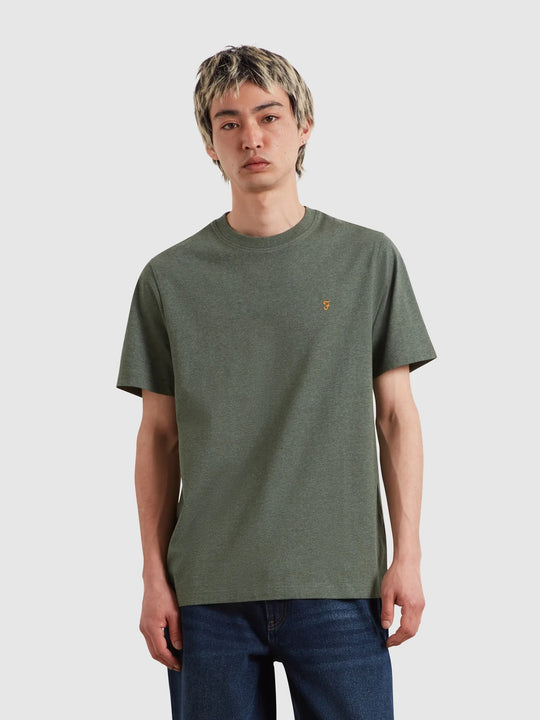 Farah Danny Reg Tee - Rosemary Marl