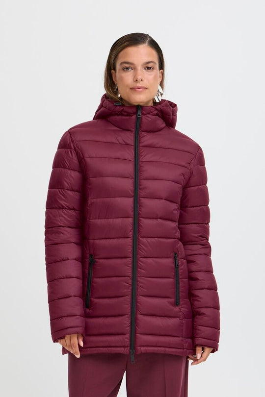 B.young Berta Hood Coat -  Port Royale