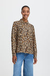 B.young Ihamma Long Sleeve Shirt - Humus Leopard