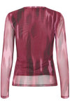 B.Young Paloma Mesh Long Sleeve Top