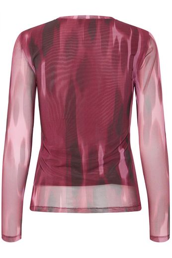B.Young Paloma Mesh Long Sleeve Top