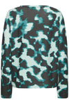 B.young Pieta Aop Top - Blurry Green
