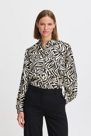 B.Young Gemotrine Shirt - Black Mix