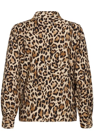B.young Ihamma Long Sleeve Shirt - Humus Leopard Mix