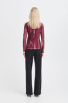 B.Young Paloma Mesh Long Sleeve Top