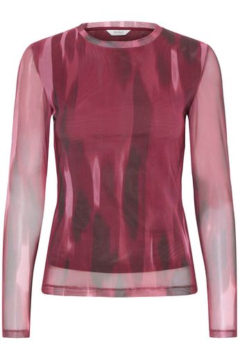 B.Young Paloma Mesh Long Sleeve Top