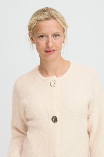 B.Young Manta Cardigan - Birch Melange