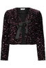 B.young Paillet V-Bow Jacket - Fudge Sequin