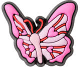 Crocs Jibbitz Charms - Pretty Pink Butterfly