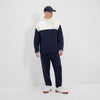 Ellesse Ineralo 1/4 Zip Top - Off White/Navy