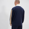 Ellesse Ineralo 1/4 Zip Top - Off White/Navy