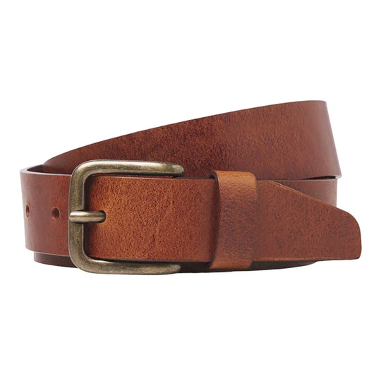 Jack & Jones Martin Leather Belt - Cognac