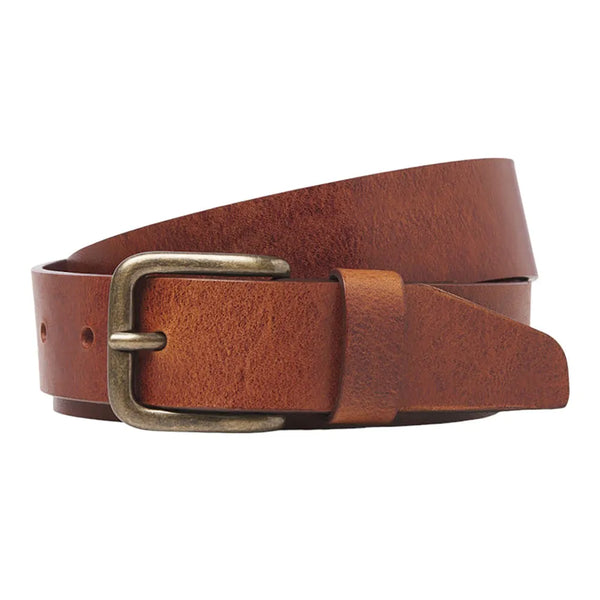 Jack & Jones Martin Leather Belt - Cognac