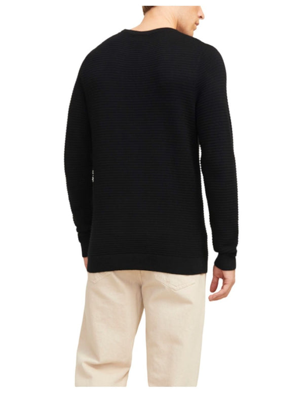 Jack & Jones Otto Knit Crew Neck - Black
