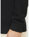 Jack & Jones Otto Knit Crew Neck - Black