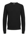 Jack & Jones Otto Knit Crew Neck - Black