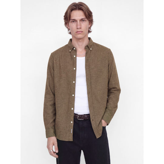 Jack & Jones Stanley Flannel Long Sleeve Shirt - Ermine