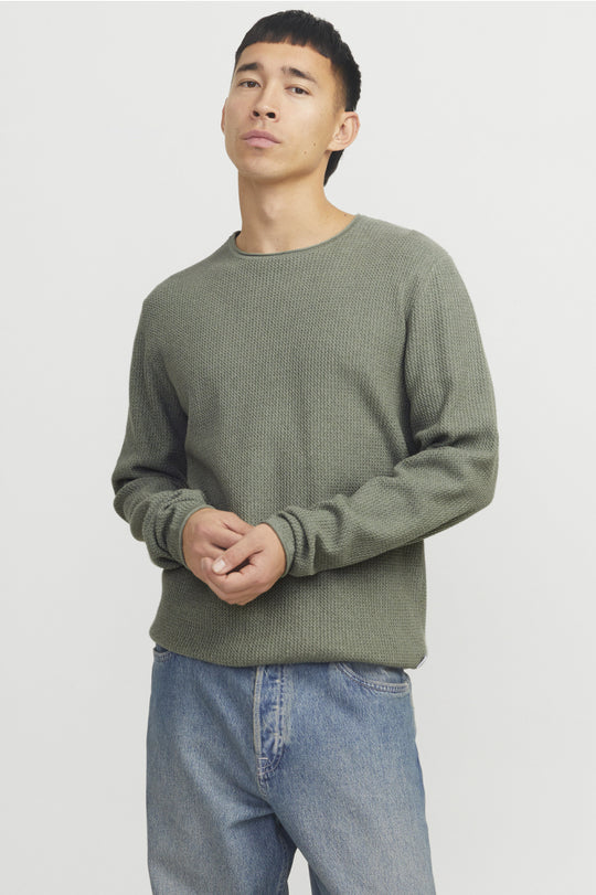Jack & Jones Cooper Knit Crew Neck - Iceberg Green