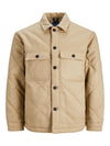 Jack & Jones Baxter Quilted Overshirt - Cornstalk