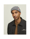 Jack & Jones RDD Knit Short Beanie - Grey Melange