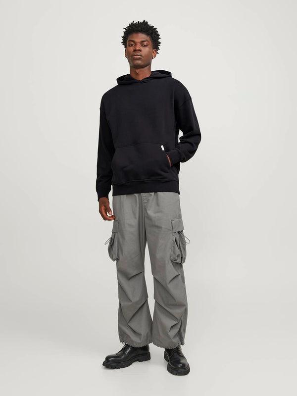 Jack & Jones Collective Sweat Hood  - Black [Size L]