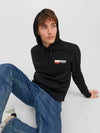 Jack & Jones Corp Logo Sweat Hood - Black
