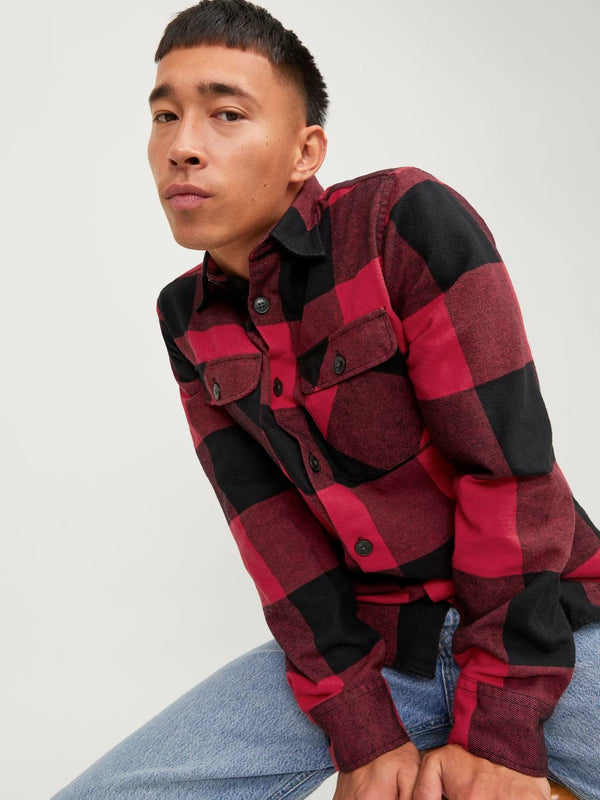 Jack & Jones Darren Overshirt - True Red