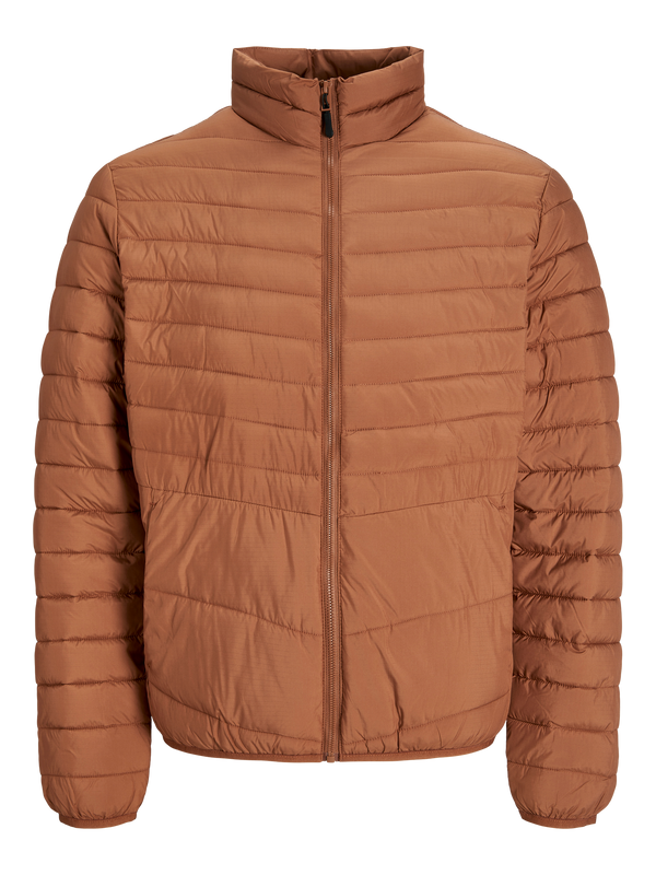 Jack & Jones Estate Packable Puffer Collar - Mocha Bisque