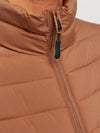 Jack & Jones Estate Packable Puffer Collar - Mocha Bisque