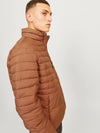 Jack & Jones Estate Packable Puffer Collar - Mocha Bisque
