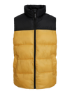 Jack & Jones Toby Bodywarmer Gilet - Honey Gold/Black